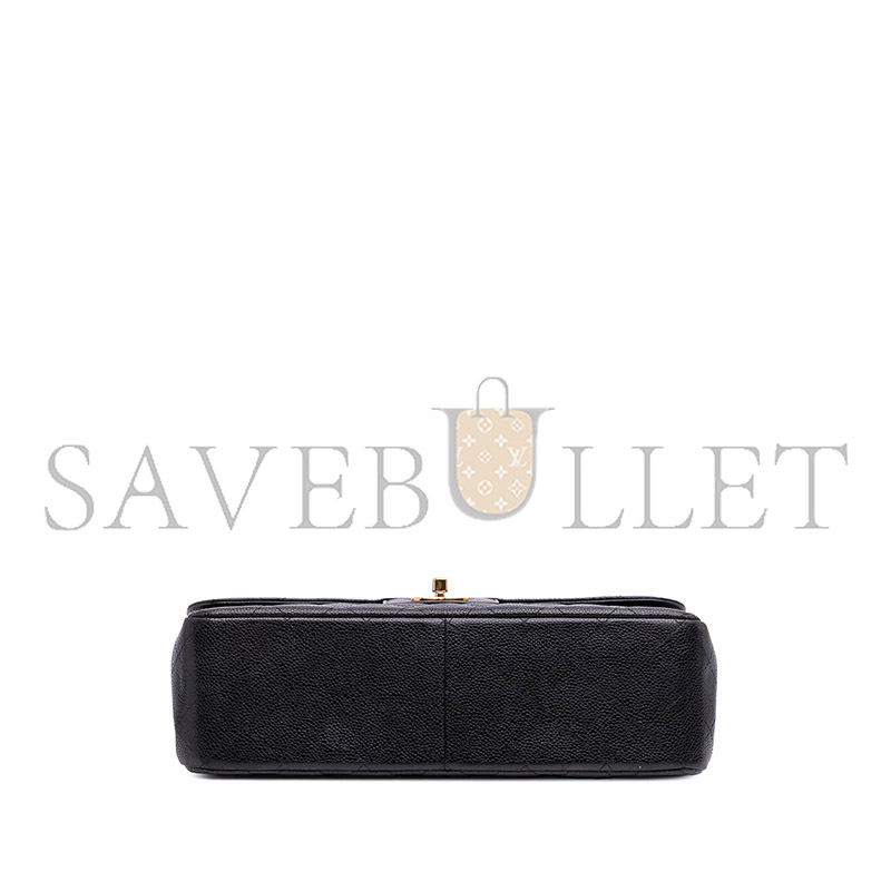 Ch*el master jumbo classic caviar extra large double flap shoulder bag 330497 (33*23*10cm)